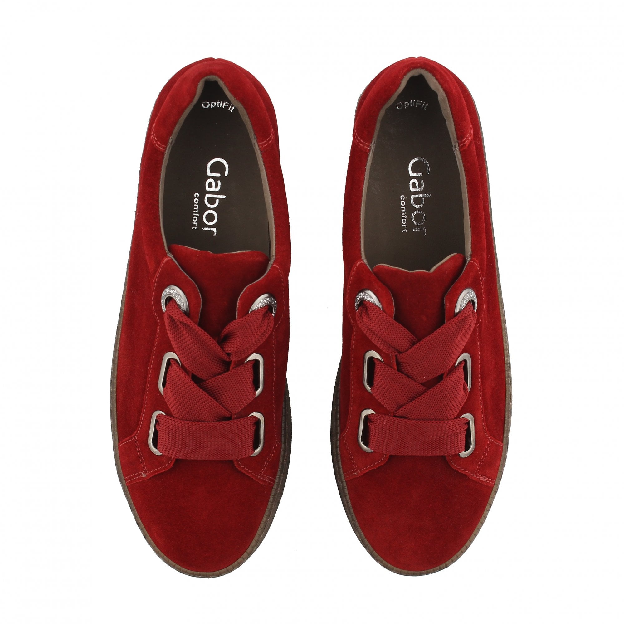 gabor red trainers